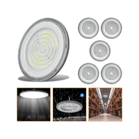 Genérico - 5 Foco Plafon 300W Ip65 Industrial Techo Campana Luz Fría