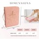 thumbnail image 5 of Funda para Biblia LANDORA & LEAF Rosa/Dorado de Cuero PU, 5 of 6