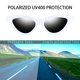 thumbnail image 2 of Gafas de Sol Joopin Estilo Cat Eye Pequeñas y Puntiagudas Polarizadas UV400 Blancas, 2 of 6
