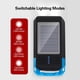 thumbnail image 5 of Luz de bicicleta Luz de bicicleta con bocina Faro de bicicleta Luz de conducción nocturna Luz de bicicleta solar Linterna Faro de bicicleta recargable Faro de bicicleta solar recargable por USB Luz de, 5 of 7