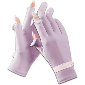 Veatool - Guantes Con Protección Solar, Guantes Con Pantalla Táctil De Dedos Expuestos, Upf 50+, Guantes Deportivos Para Hombres Y Mujeres, Adecuados Para Deportes Al Aire Libre, Ciclismo, Correr, Etc
