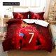 thumbnail image 1 of x482 Bed Sheets Football Star CR Soccer Bedding Set Boys Girls Twin Size Duvet Cover Pillowcase Bed boys Adult Bedroom 3-Piece Bedding Set (1 Duvet Cover + 2 Pillow Shams) nj482, 1 of 5