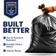 thumbnail image 4 of Bolsas de basura Plasticplace 42 galones 4.0 mil negro 50 uds, 4 of 8
