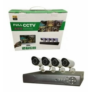 Tomasstore - Kit Cctv Con 4 Cámaras De Seguridad Mas Dvr 1080P Full Hd