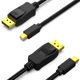 thumbnail image 1 of Cable Mini DisplayPort a DisplayPort BENFEI 1,8 m 4K @ 60 Hz (2 unidades), 1 of 7
