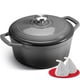 thumbnail image 1 of Horno holandés Overmont de hierro fundido esmaltado, 5,5 L, gris, 1 of 7