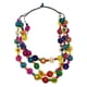 thumbnail image 5 of Collar Bohemio Collar Babero Collar De Cuentas De Madera Para Mujer Dama Boda Color Mezclado, 5 of 5