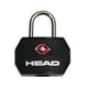 thumbnail image 1 of Candado Tsa Con Llave Negro Head, 1 of 2