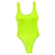 thumbnail image 2 of Traje De Ba?o Con Almohadillas En El Pecho Ropa De Playa Tanga Trajes De Ba?o Mujer M Amarillo Fluorescente, 2 of 5