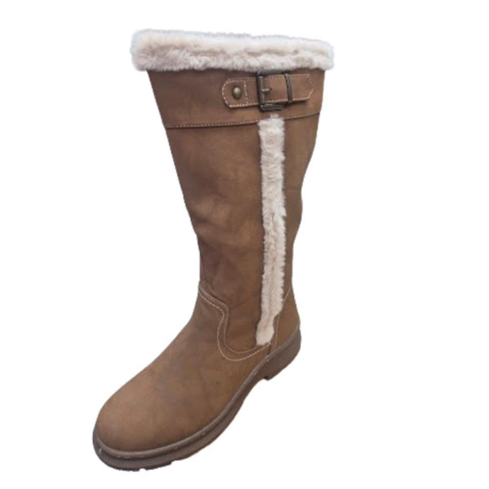 Vinnys Outlet - Bota De Invierno Mujer Camel Chiporro