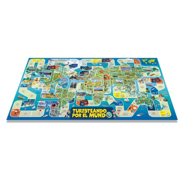 Juego de Mesa Turisteando Mundo - Toyng | Lider