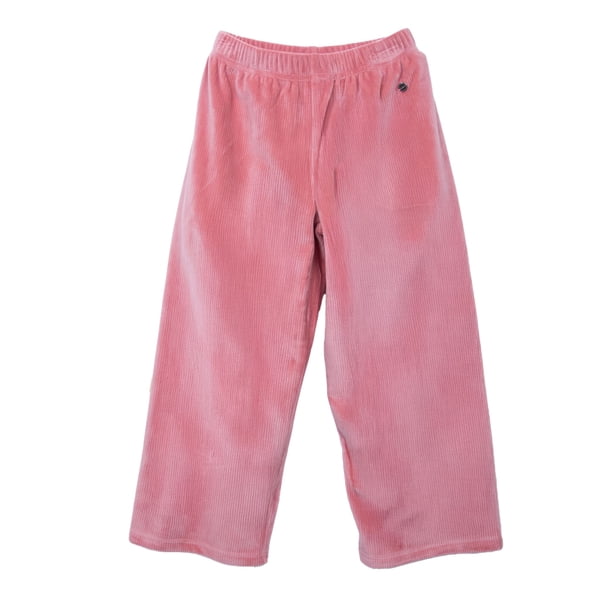 Calza Niña Wide Leg Cintura Elasticada Palo Rosa