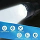 thumbnail image 3 of Faros LED adicionales para motocicleta, 40 W, redondos, antiniebla, 12 V, 24 V, 3600 lm, para vehículos todoterreno 4x4 (2 unidades), 3 of 5
