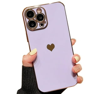 Genérico - Carcasa Corazones Para Iphone 14 Pro Lila