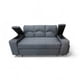 thumbnail image 2 of Sofa Cama funcional 2 PZ Lino +2 POUF Gris Oscuro, 2 of 7