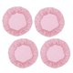 thumbnail image 2 of 4 Piezas Spandex Funda De Asiento De Silla Elástica Funda De Silla De Comedor De Boda Rosa, 2 of 6