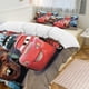 thumbnail image 1 of Cars Piston Cup Circuit Blue, Red, Lightning McQueen And Mater 3 Piece Toddler Thickening Bed Set - Comforter, 1 of 5