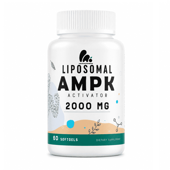 Activador Ampk Liposomal 2000mg 6 En 1 Super Antioxidante Celular 60 softgel caps