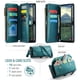 thumbnail image 3 of CaseMe Funda de Cuero for Samsung Galaxy A17 para Billetera [Bloqueo RFID] con Ranura para Billetes con Zíper para 10 Tarjetas, Correa de Hombro y Muñeca Magnética de Cuero PU Suave, Funda de Billete, 3 of 13