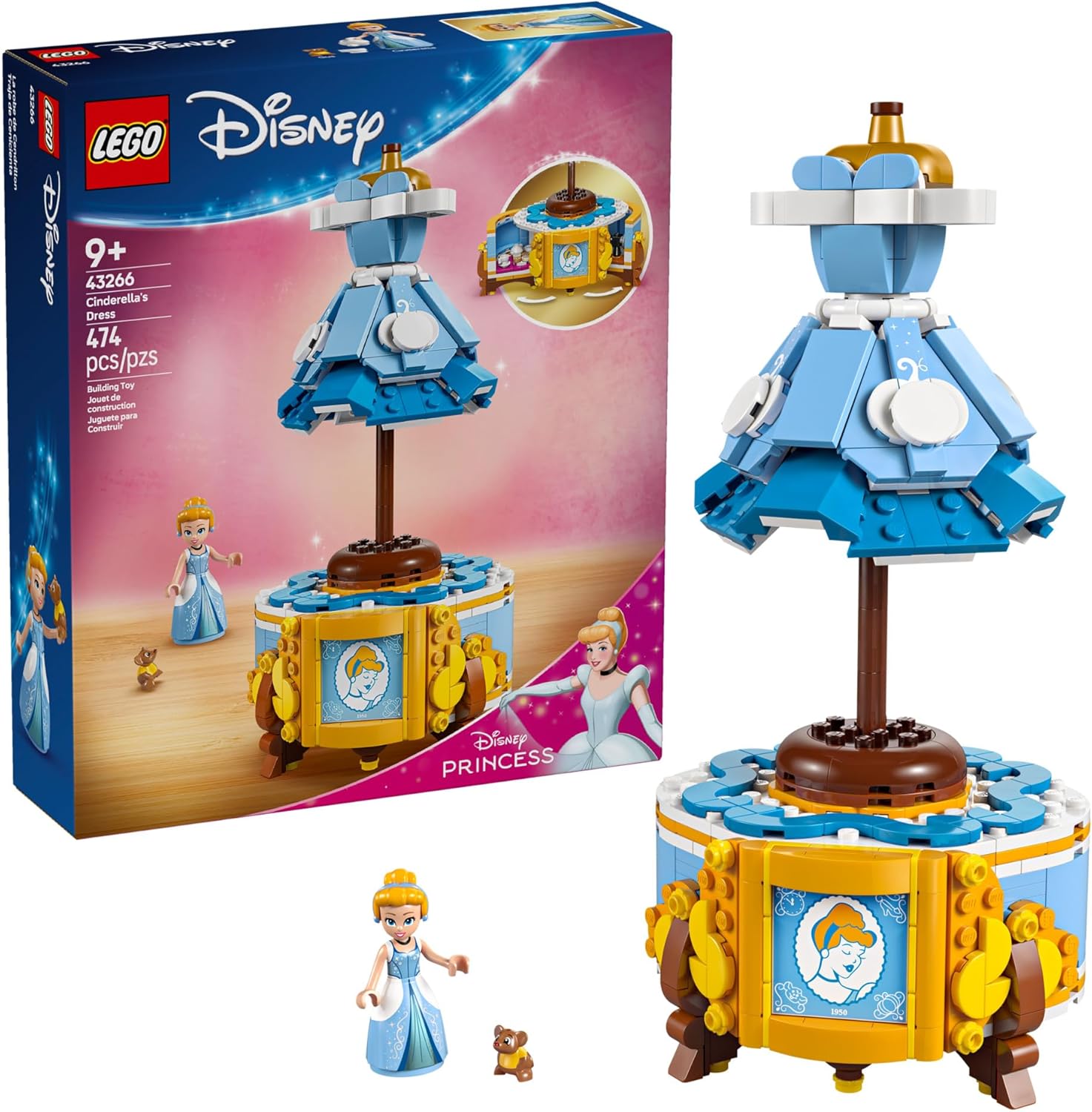 Juguete Lego Disney Princess Vestido De Cenicienta