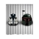 thumbnail image 1 of Cortina de ducha de Star Wars, juego de cortina de baño con ganchos, tamaño 66 x 72 pulgadas, 1 of 3