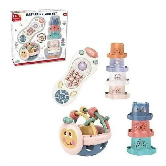 EVER GROUP SET 4 EN 1 PARA BEBE CON SONIDOS