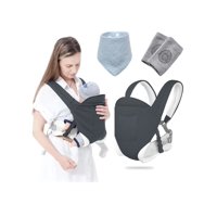 Riqui - Mochila Portabebés Ergonómica Gris