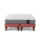 thumbnail image 5 of Cama Europea Zen Best 2 Plazas Colchon Resortes Base Dividida Tela Palo Rosa, 5 of 6