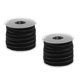 thumbnail image 3 of Rollo De Cinta De Terciopelo Para Manualidades, Suministros Para Fiesta De Boda, Color Negro, 2 Uds., 20 Yardas, 10mm De Ancho, 3 of 5