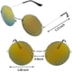 thumbnail image 3 of 20 pares de gafas de sol hippie redondas retro gafas de sol de los años 60 estilos gafas de marco de metal para niñas, 3 of 7