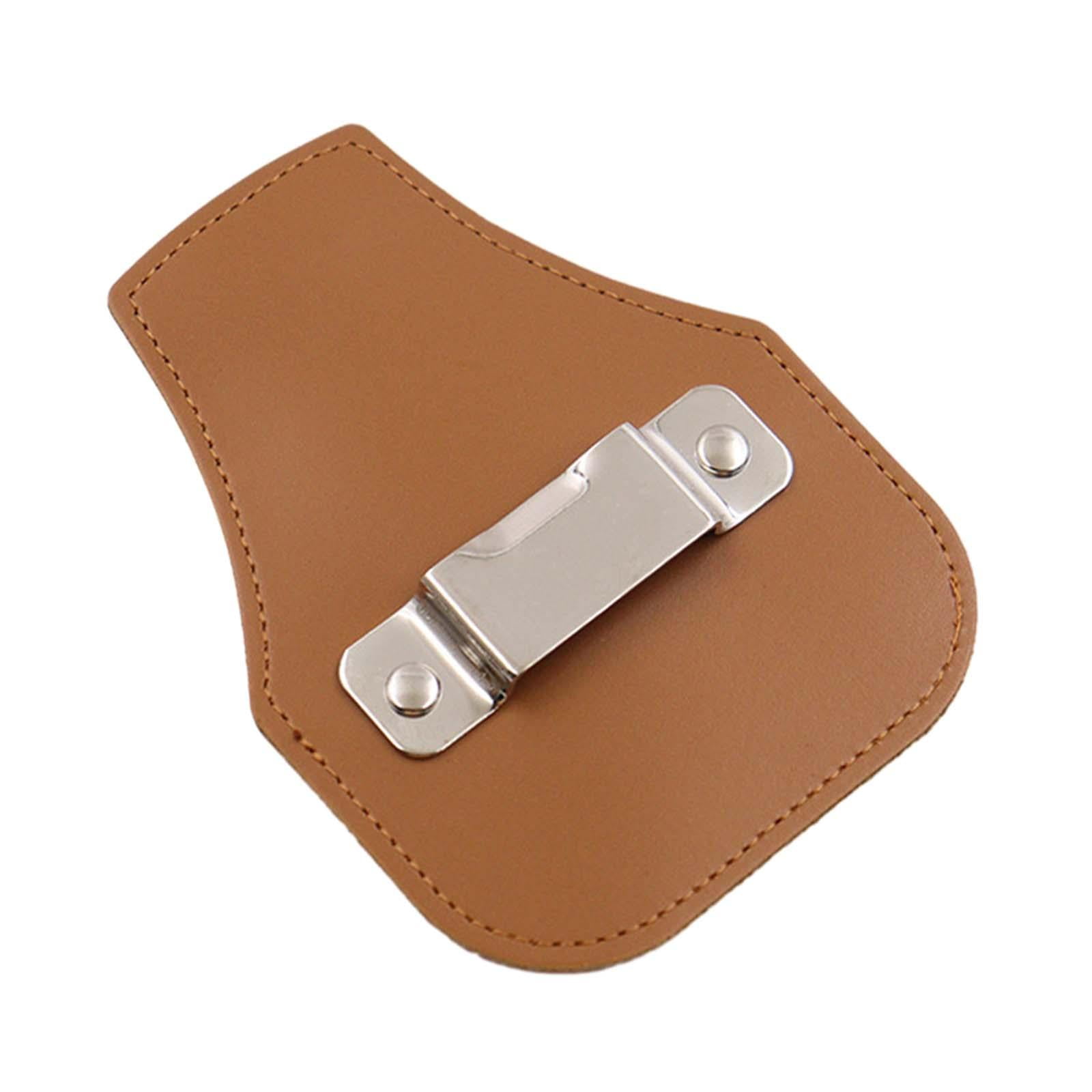 Ioensy - Bolsa Porta-cinta Métrica, Porta-herramientas Para Carpinteros, Profesionales Y Manitas, Color Marrón Claro