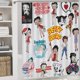 thumbnail image 5 of Betty Boop-theme 4-Piece Shower Curtain Set with Rugs, Waterproof Bathroom Decor Set Includes Bath Mat, U-Shaped Rug, Toilet Lid Cover and Curtain with Hooks, 5 of 6