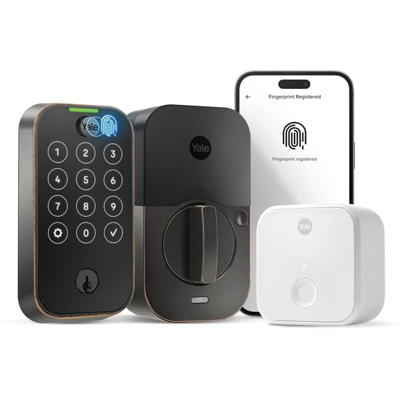 Cerradura Yale Assure 2 Touch Wi‑Fi Acabado Bronce Envejecido