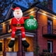 thumbnail image 1 of Papá Noel inflable navideño para escalar, 2,4 m, con luces LED, 1 of 3