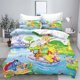 thumbnail image 1 of v1651 Bed Sheets the Pooh Bedroom -Piece Set Duvet Cover Set Bedding Children'S Bedding Comforter Sets Queen Twin Home Anime 3-Piece Bedding Set (1 Duvet Cover + 2 Pillow Shams) Bed Sheets ju1651, 1 of 5