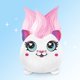thumbnail image 4 of Canal Toys Airbrush Peluche Hair’iffic Squishy Kitty, 4 of 7