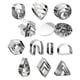 thumbnail image 3 of Juego De 27 Cortadores De Aretes De Arcilla Con Tarjetas Para Aretes Y Ganchos Para Diseñador, 3 of 5