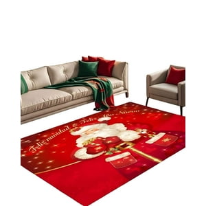Tengfei - Alfombra Navidad Para Living O Comedor 180Cm X 200 Cm
