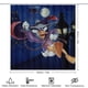 thumbnail image 2 of Pato Darkwing-theme 4-Piece Shower Curtain Set with Rugs, Waterproof Bathroom Decor Set Includes Bath Mat, U-Shaped Rug, Toilet Lid Cover and Curtain with Hooks, 2 of 6