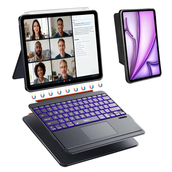Funda con teclado WIWU para iPad Air de 13 pulgadas M4/M3/M2 2026/2025/2024