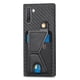 thumbnail image 3 of Funda Resistente para Samsung Galaxy Note 10 con Tarjetero y Soporte, Diseño Magnético Negro, 3 of 5