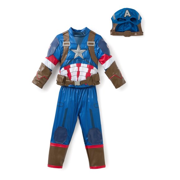 Disfraz Disney Store de Capitán América para niño – Juego de 3 piezas