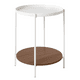 thumbnail image 1 of Mesa Lateral Auxiliar 2 Niveles Madera 42x42x52cm Blanco, 1 of 5