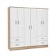 thumbnail image 3 of Clóset Maipo 6 Puertas Olmo Blanco, 3 of 4