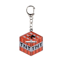 Llavero Metálico Minecraft Colección Tnt