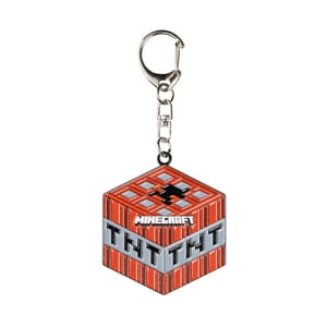 Llavero Metálico Minecraft Colección Tnt
