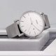 thumbnail image 4 of Reloj BUREI ultrafino analógico de cuarzo de acero inoxidable para hombre, 4 of 8