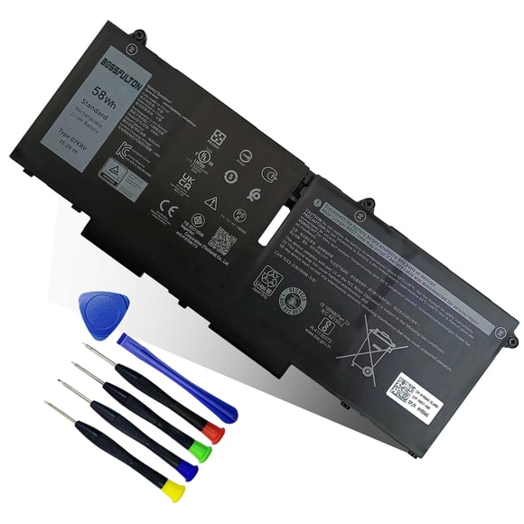 Batería bossfulton 58Wh 4 celdas 07KRV 15.2V para Dell Latitude