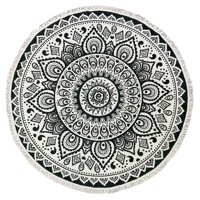 Zahr - Toalla Playa Redonda Estampada Mandala 2