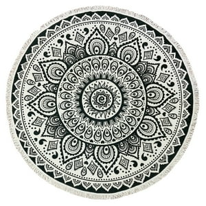Zahr - Toalla Playa Redonda Estampada Mandala 2